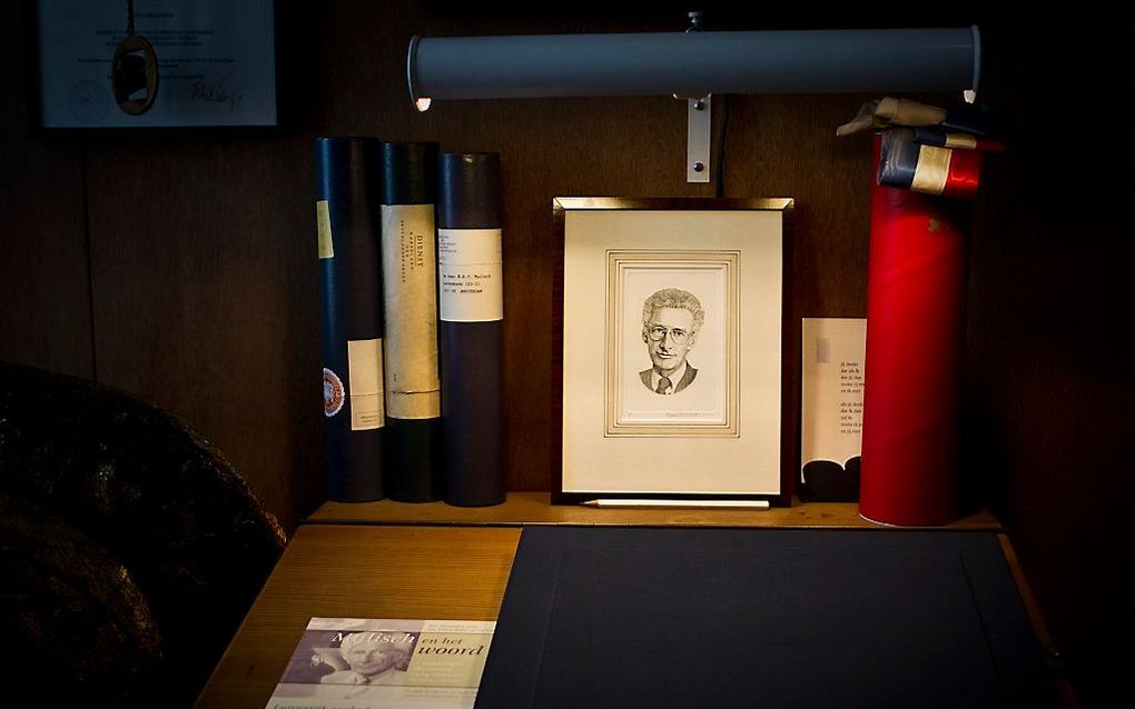 De voormalige werkkamer van Harry Mulisch. Foto ANP