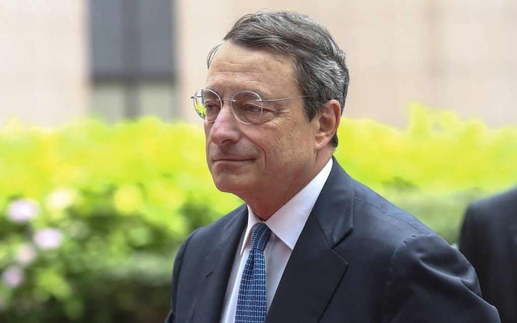 Draghi. Foto EPA