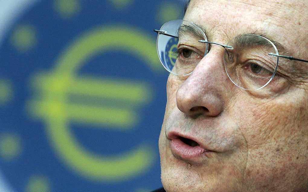 Draghi. Foto EPA