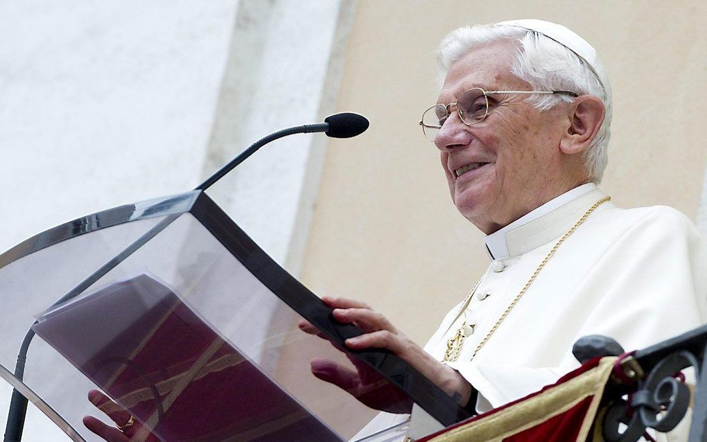 Paus Benedictus XVI voltooide onlangs zijn derde boek over Jezus. Foto EPA