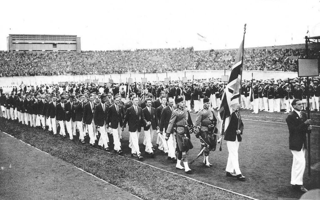 AMSTERDAM – De opening van de Olympische Spelen in 1928 in Amsterdam, de enige keer dat het internationale evenement in Nederland is gehouden. Foto RD