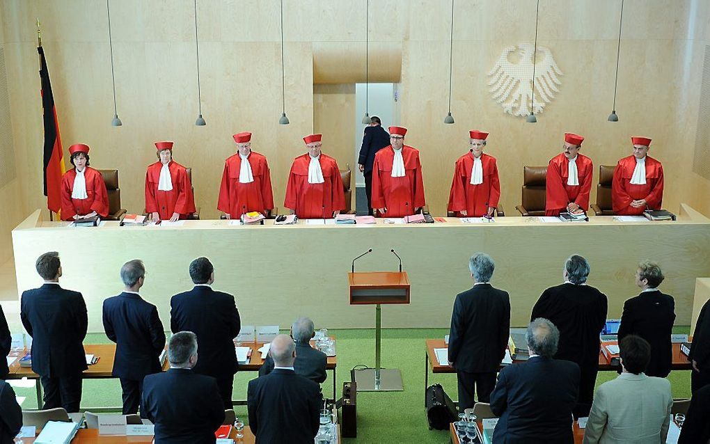 Het constitutioneel hof in Karlsruhe. Foto EPA