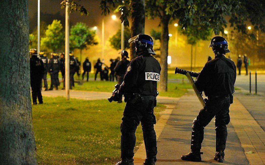 Onlusten in Amiens. Foto EPA