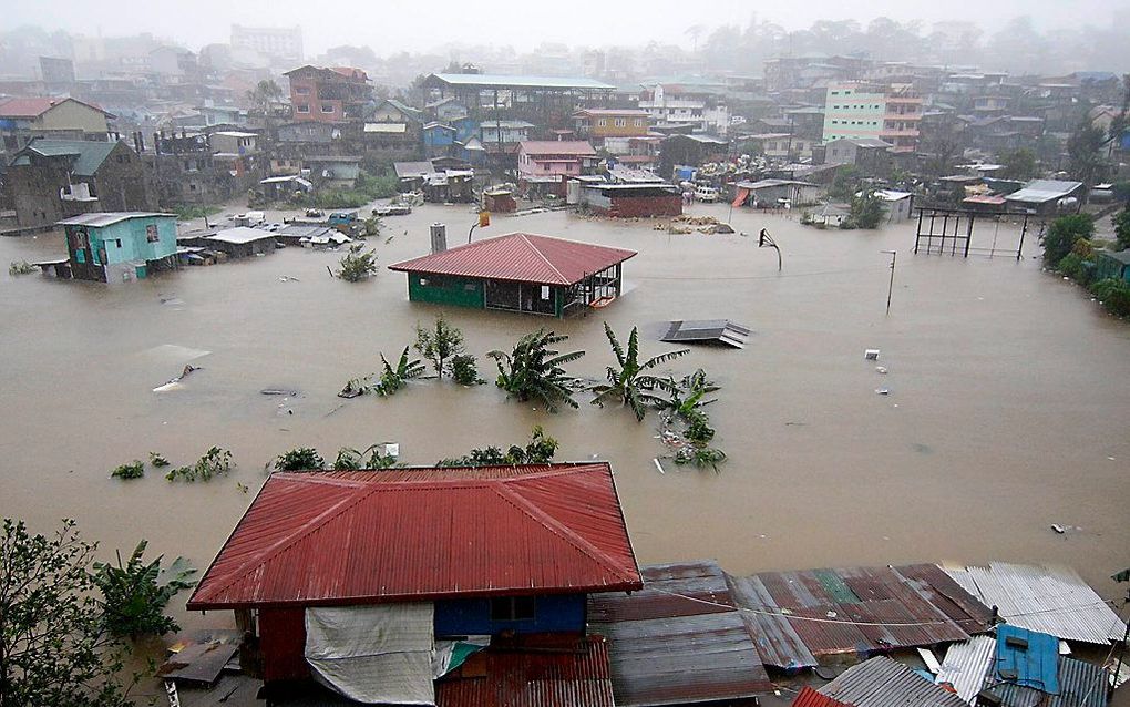 Baguio City, in het noorden van de Filipijnen. Foto EPA