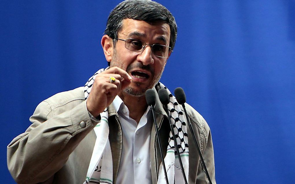 De Iraanse president Mahmoud Ahmadinejad. Foto EPA