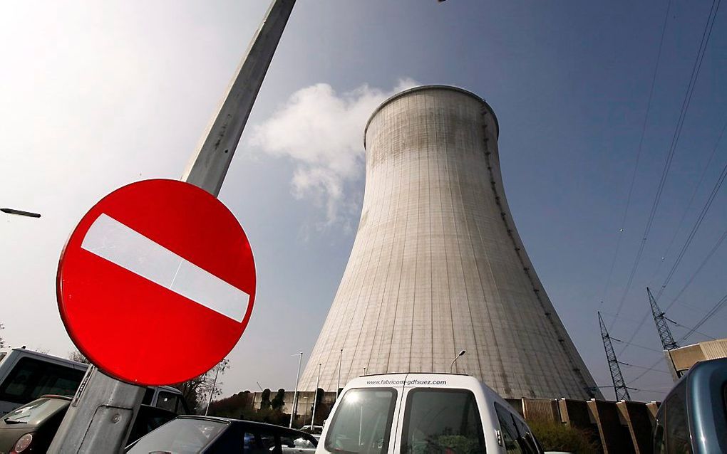 De kernreactor in Tihange, ten zuiden van Maastricht. Foto EPA