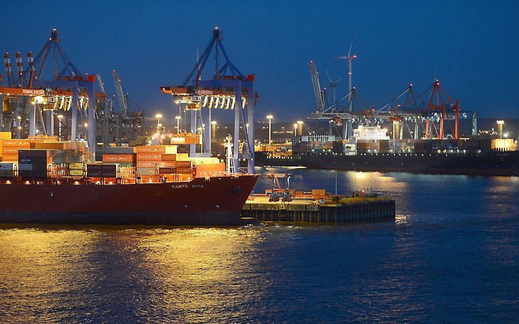 De haven van Hamburg. Foto EPA