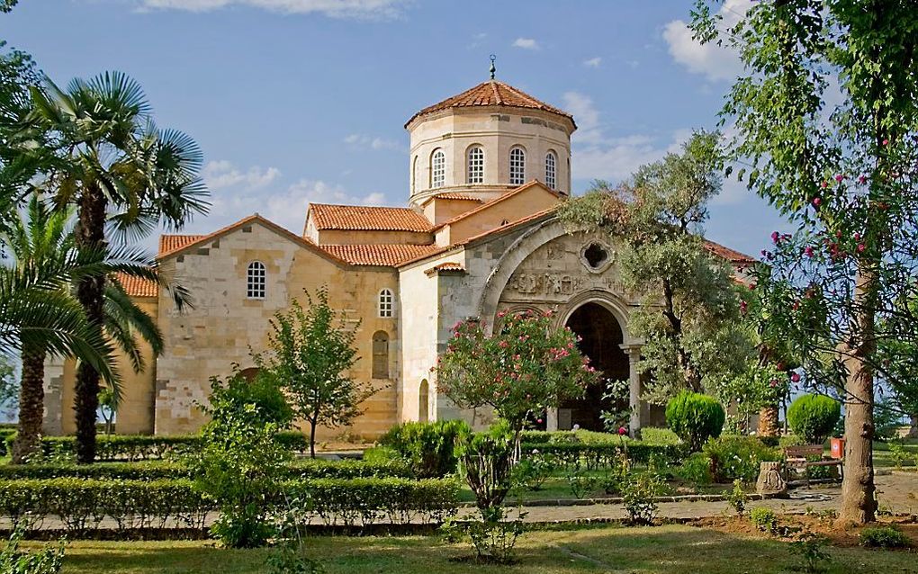 De Hagia Sophia in de Turkse kustplaats Trabzon. Foto İhsan Deniz Kılıçoğlu, Wikimedia