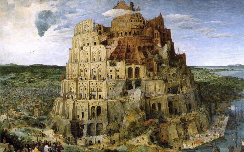 Toren van Babel” van Pieter Breugel de Oudere uit 1563. Foto Wikimedia.