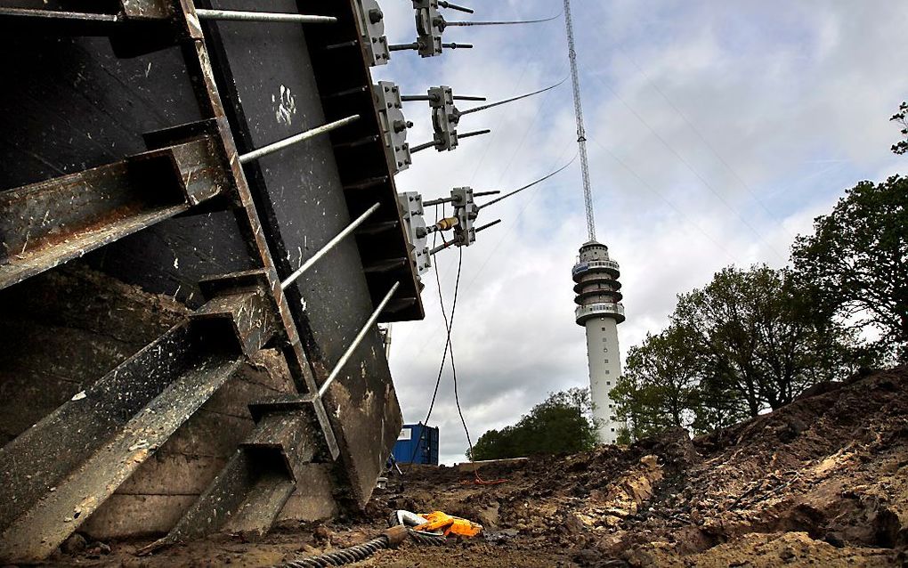 Zendmast Hoogersmilde. Foto ANP