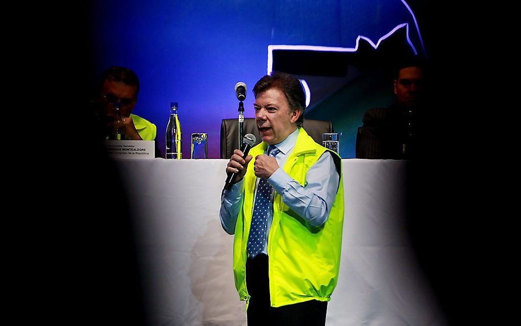 President Juan Manuel Santos van Colombia.  Foto EPA