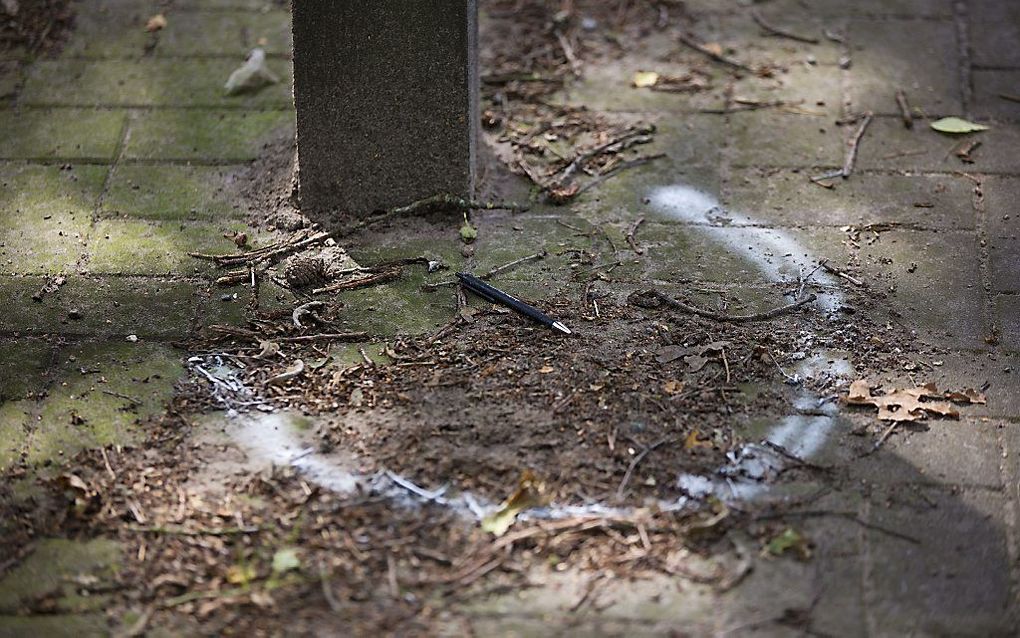 Politie-onderzoek bij de woning in Voorthuizen. Foto ANP