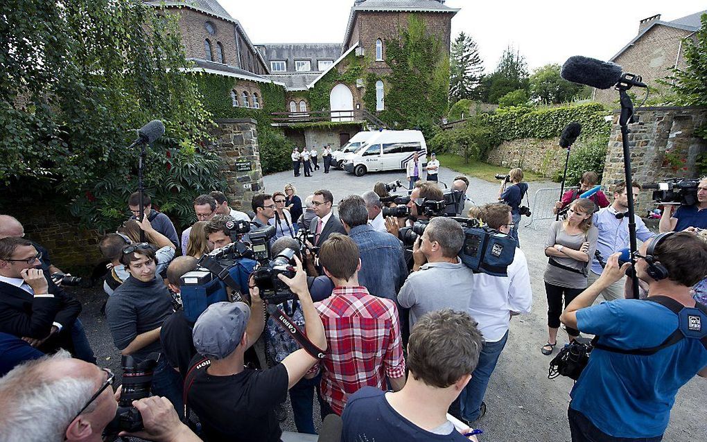 Michelle Martin, de ex van kinderverkrachter en moordenaar Marc Dutroux, wordt voorwaardelijk vrijgelaten en verhuist naar een nonnenklooster bij Namen. Foto EPA