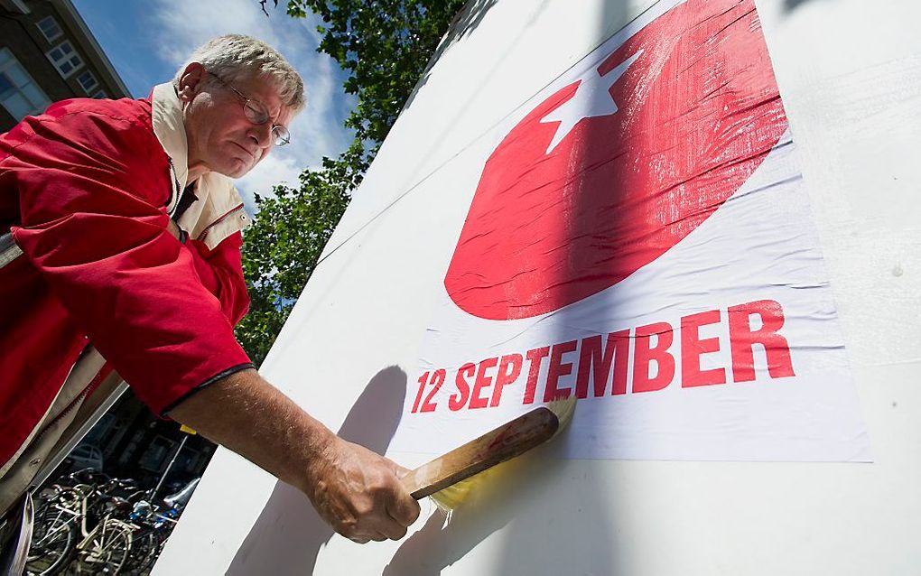 In het verkiezingsmanifest van een aantal predikanten wordt aangeraden SP of in elk geval links te stemmen. Foto ANP