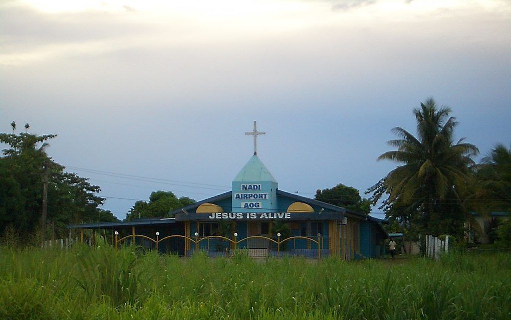 Een kerk bij Nadi, op Fiji. Foto Vmenkov, Wikimedia