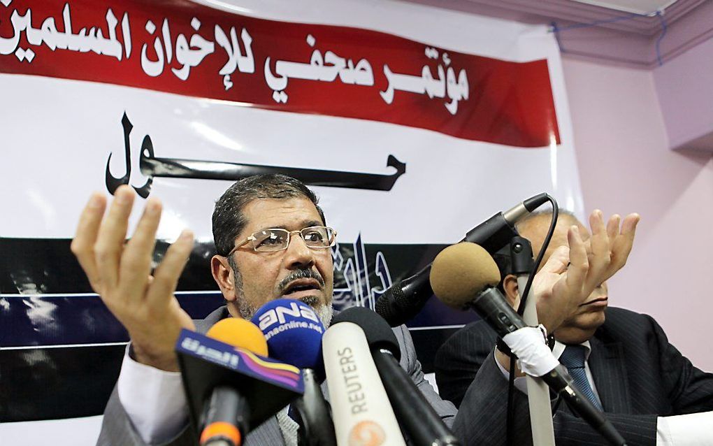 Mohammed Mursi, president van Egypte.  Foto EPA