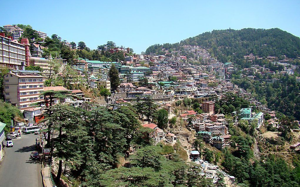 Shimla, de hoofdstad van Himachal Pradesh. Foto Bjørn Christian Tørrissen, Wikimedia