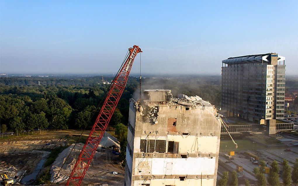 Sloop scheve toren Philips.  Foto ANP