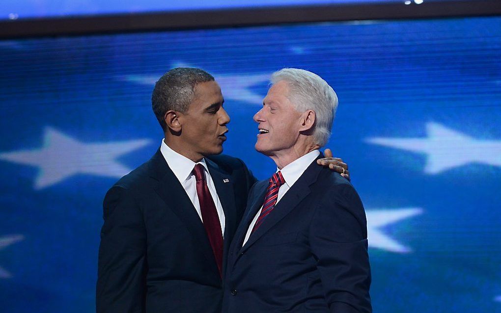 Obama en Clinton. Foto EPA