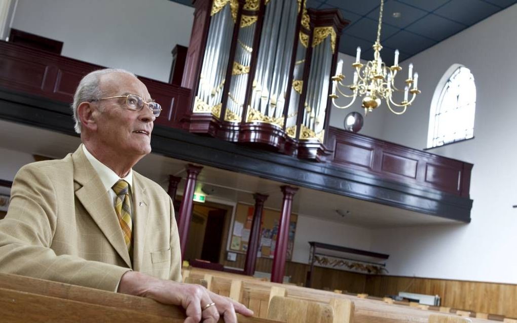 B. van Wensveen uit Sluipwijk is zestig jaar organist. Foto RD, Anton Dommerholt