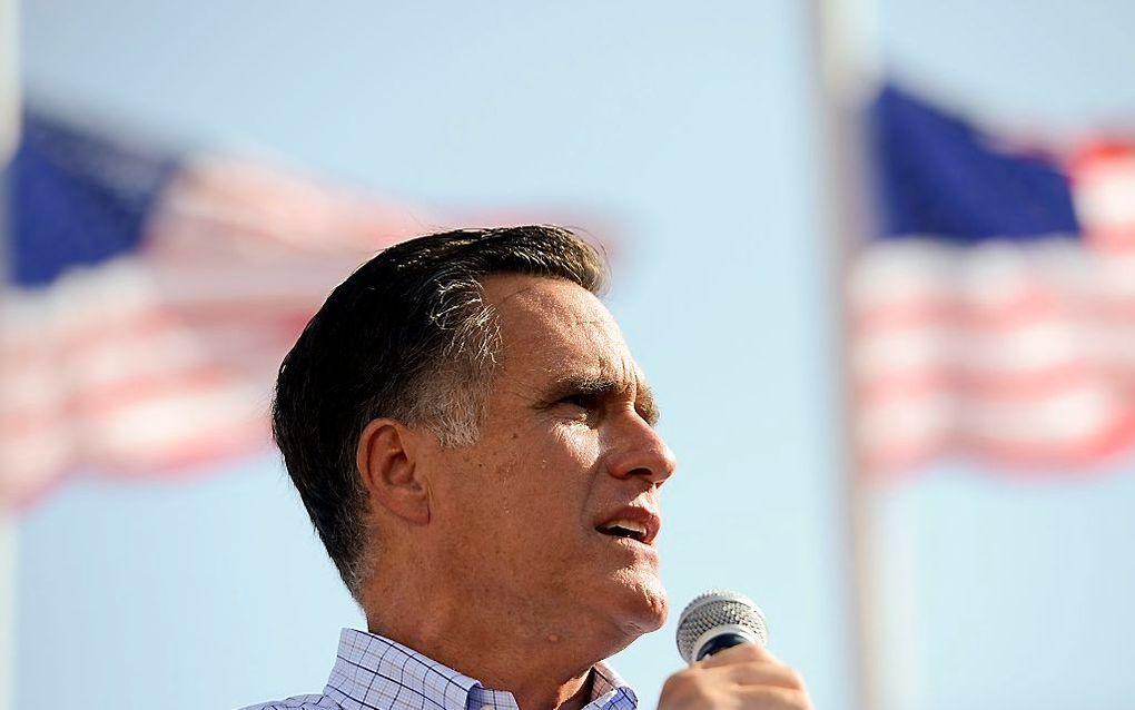 De Republikeinse presidentskandidaat Mitt Romney. Foto EPA