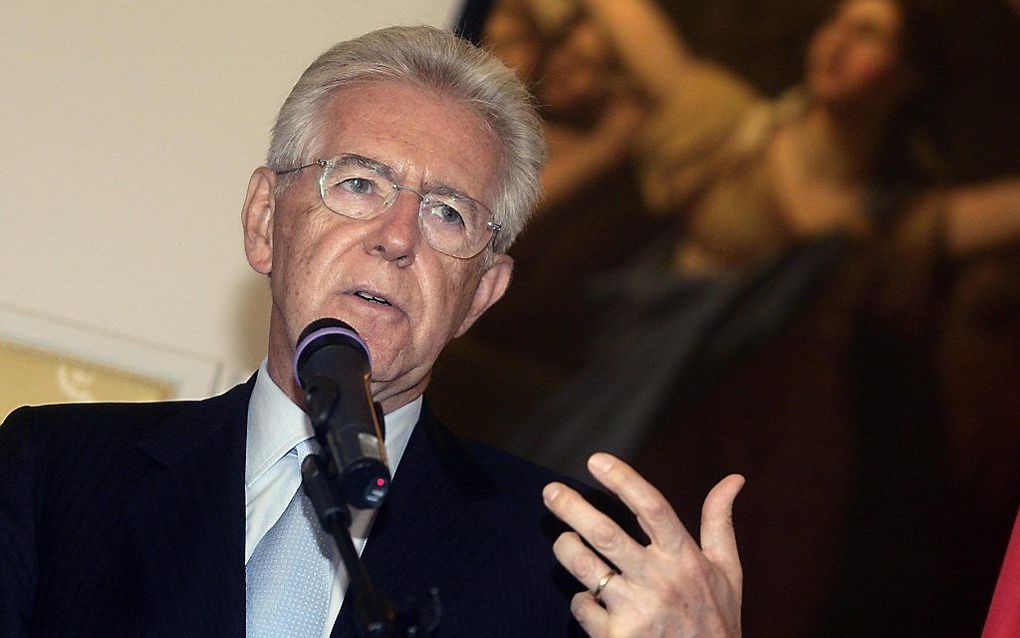 Italiaanse premier Mario Monti.   Foto EPA