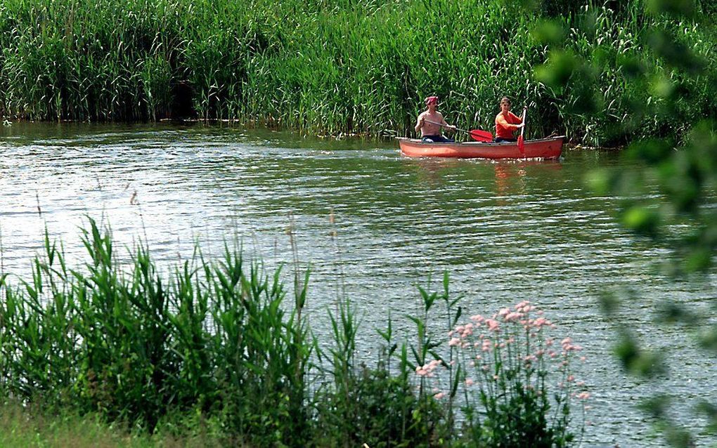 Varen in Nationaal Park de Biesbosch. Foto ANP