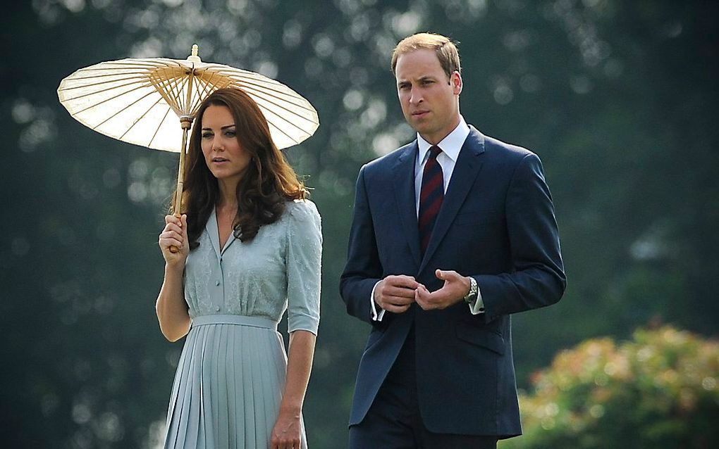 Prins William en Catherine Middleton, de hertogin van Cambridge. Foto EPA