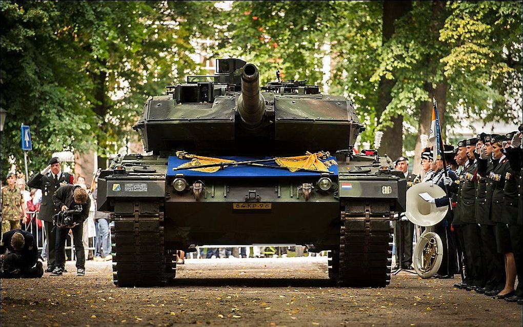 Afscheid van de Leopard-tank. Foto ANP