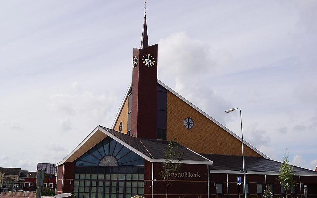 De Christelijke Gereformeerde Immanuëlkerk op Urk