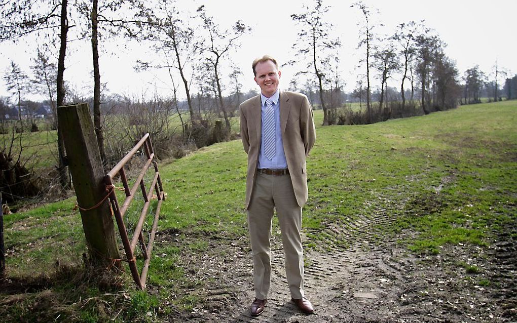 Ds. C. C. den Hertog, predikant van de gemeente Surhuisterveen. Foto Sjaak Verboom