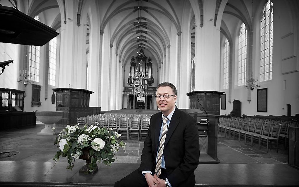 Dr. A. Markus van de protestantse wijkgemeente Jacobikerk in Utrecht. Foto RD, Henk Visscher