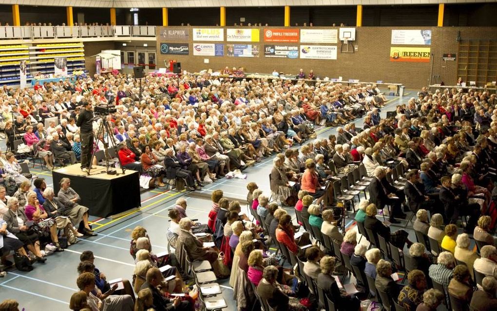 BARNEVELD – Zo’n 1600 belangstellenden woonden donderdag de jaarlijkse bondsdag van de Hervormde Vrouwenbond bij. Foto RD, Anton Dommerholt