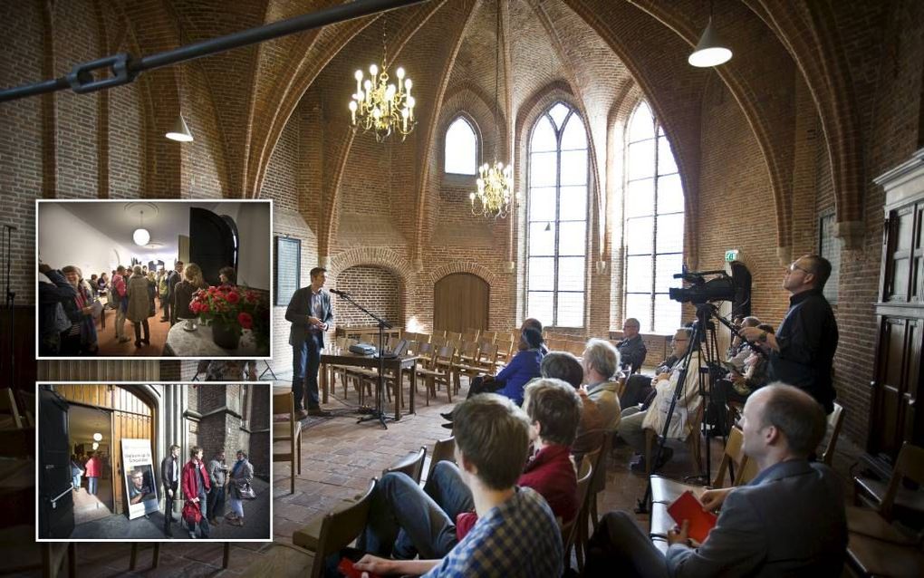 De Theologische Universiteit Kampen (TUK) van de Gereformeerde Kerken vrijgemaakt hield vrijdag haar jaarlijkse Schooldag. Foto RD, Henk Visscher