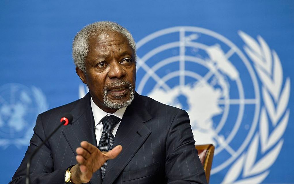 Voormalig VN-chef Kofi Annan.  Foto EPA