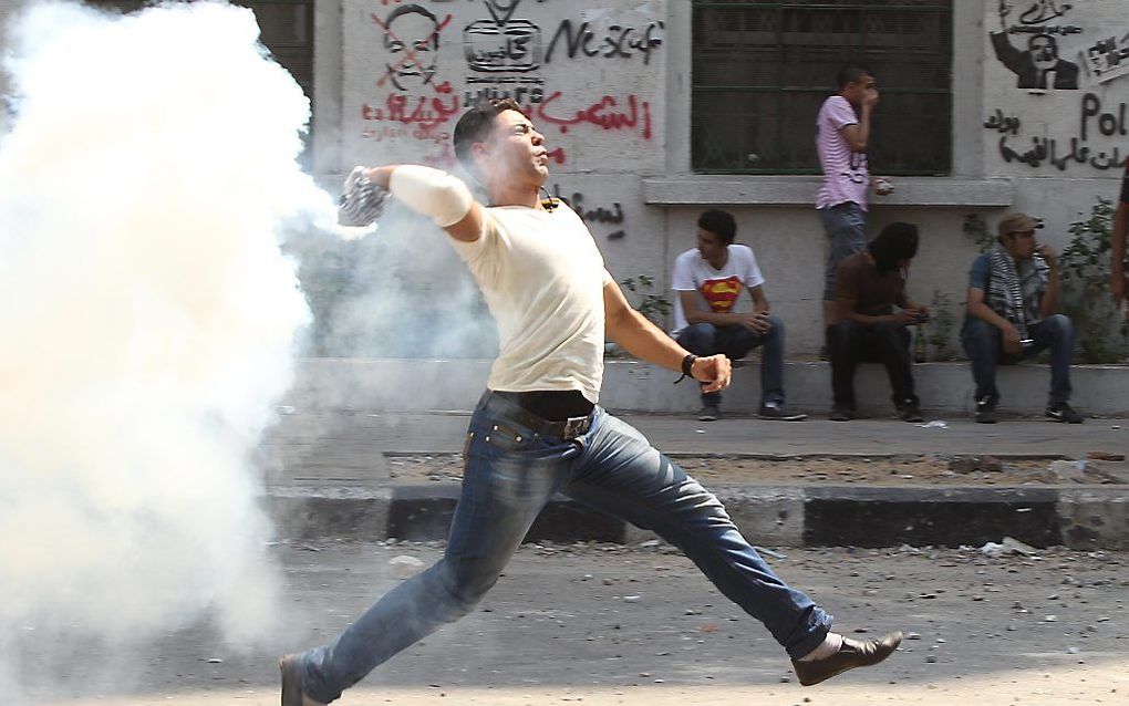 Demonstrant in Caïro. Foto EPA