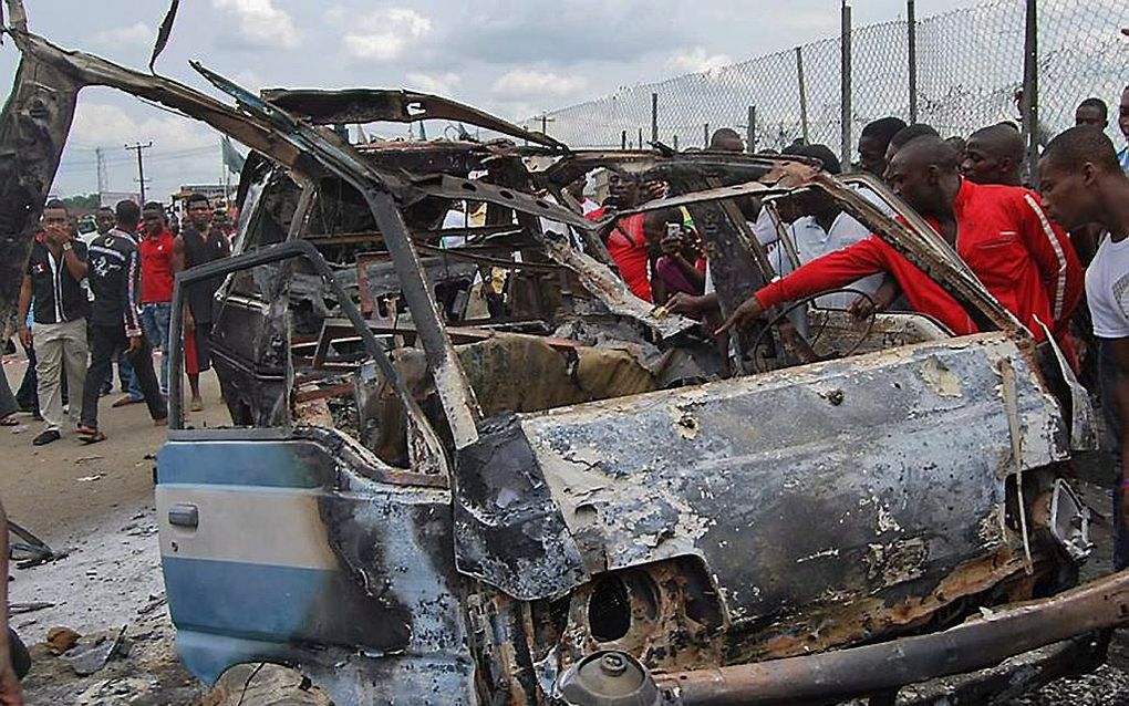 Eerdere aanslag van Boko Haram. Foto EPA