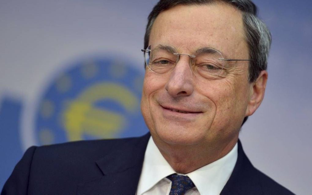 Draghi. Foto EPA