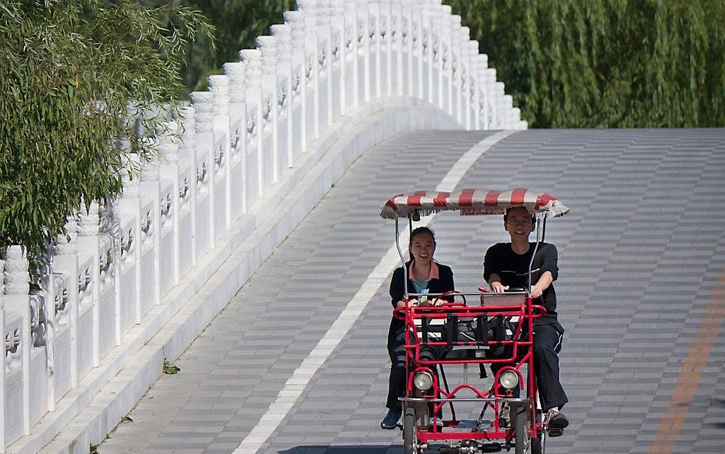 China viert deze week de zogenoemde Golden Week, zeven dagen waarin veel tijd wordt besteed aan uitstapjes, lekker eten en shoppen. Foto EPA