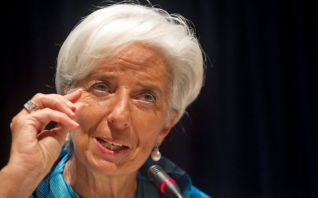 IMF-directeur Christine Lagarde.  Foto EPA