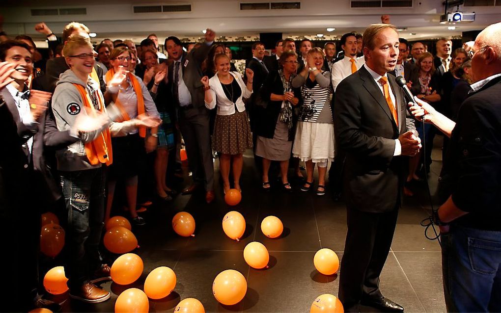 SGP tijdens de verkiezingsavond. Foto ANP