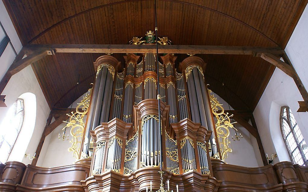 Het Van den Heuvelorgel in de Singelkerk in Ridderkerk. Foto Concertcommissie Singelkerk