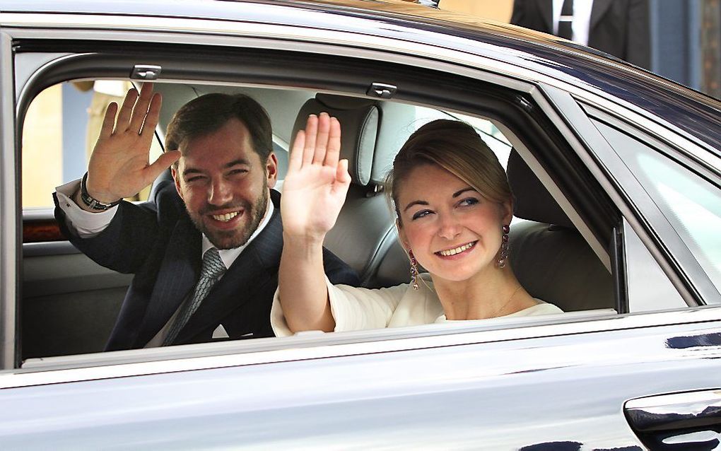 Erfgroothertog Guillaume en gravin Stéphanie de Lannoy trouwen zaterdag in Luxemburg. Foto DPA