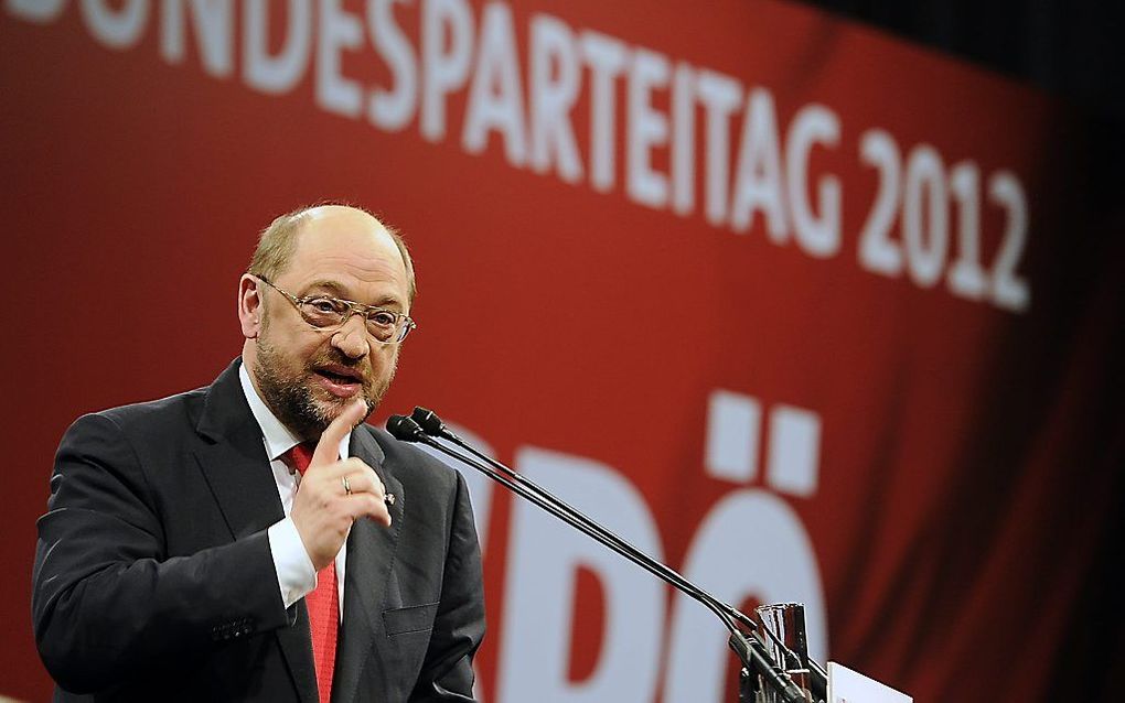 Voorzitter Martin Schulz van het Europees Parlement wil dat de Europese Unie meer macht krijgt, ten koste van de nationale regeringen. Foto EPA