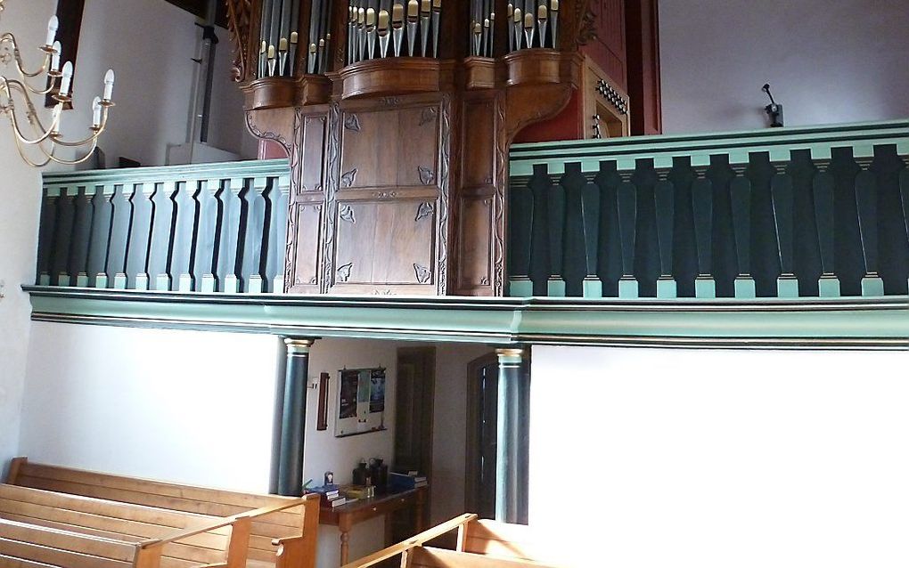 Het Nijsseorgel in de Mariakerk in Vollenhove. Foto Jan Verkerk