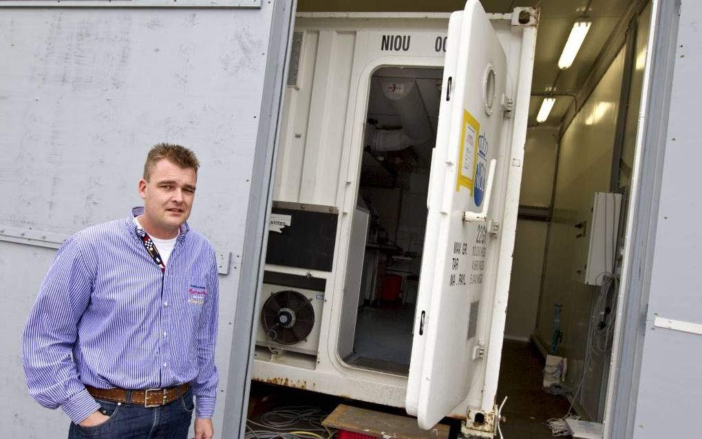 De voor de laboratoriumunits ontworpen vriescel blijft de komende jaren als testruimte in gebruik. Jan Markwat: „We ontwerpen alles zelf en proberen dat zo veel mogelijk af te stemmen op de wensen van de klant.”  Foto RD, Anton Dommerholt