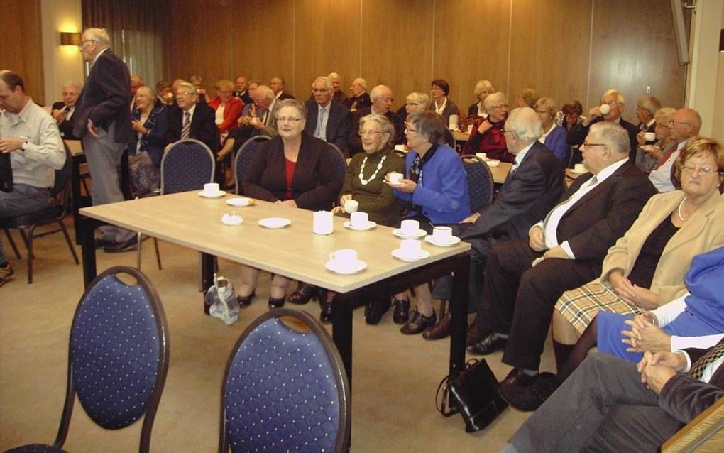 Emeritus hoogleraar prof. dr. W. Verboom sprak woensdag in Hoevelaken voor de contio van hervormd-gereformeerde emeritipredikanten. Foto RD