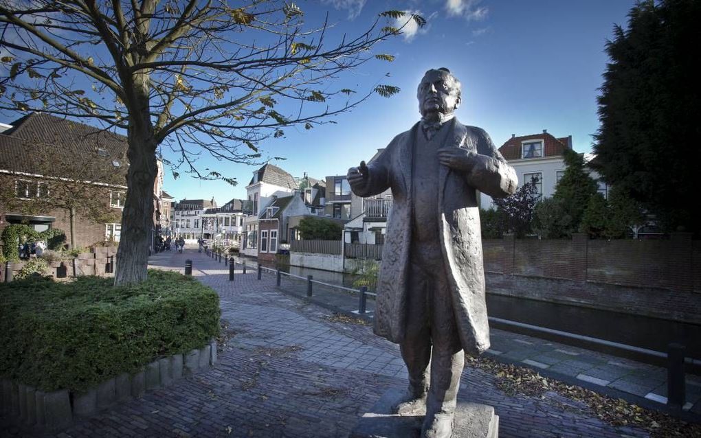 Standbeeld van Kuyper. Foto RD, Henk Visscher