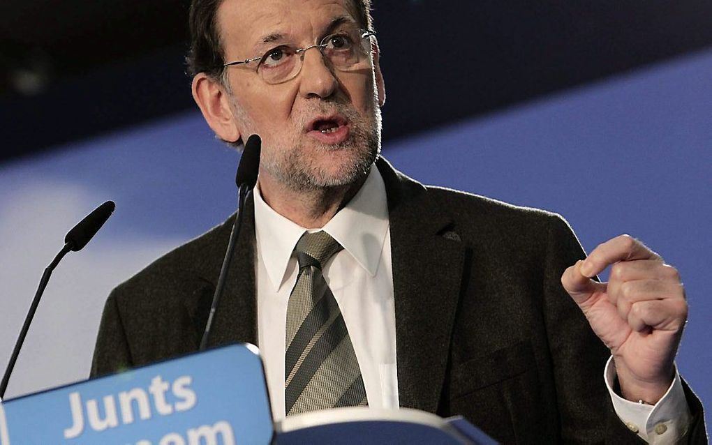 Spaanse premier Mariano Rajoy.  Foto EPA