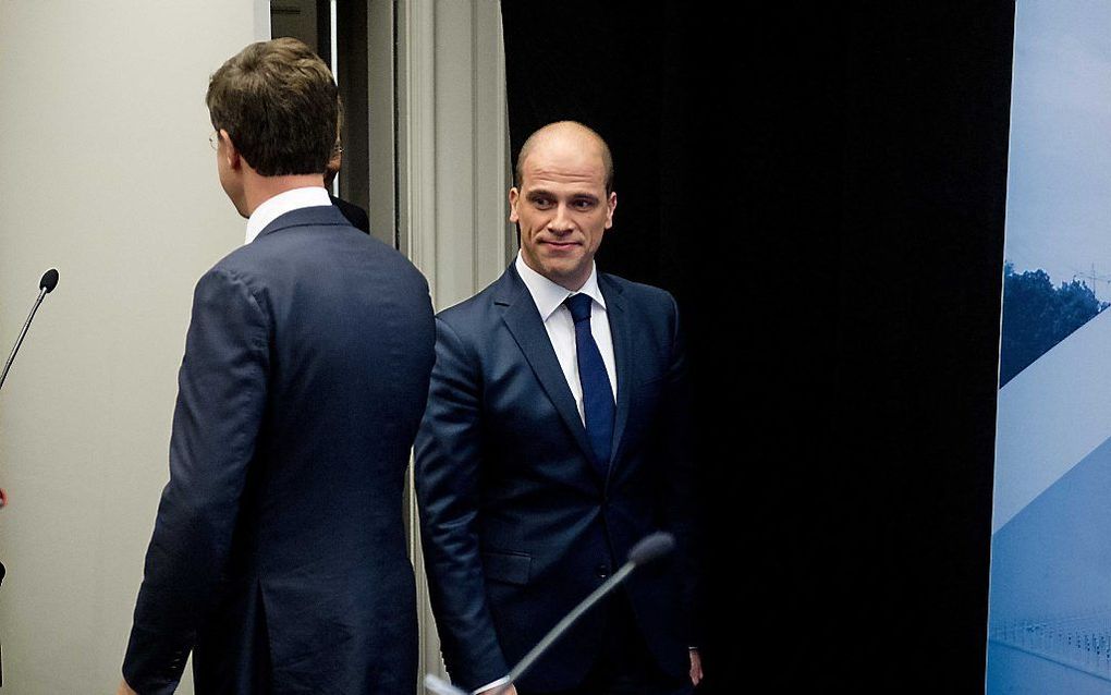 Rutte en Samsom. Foto ANP